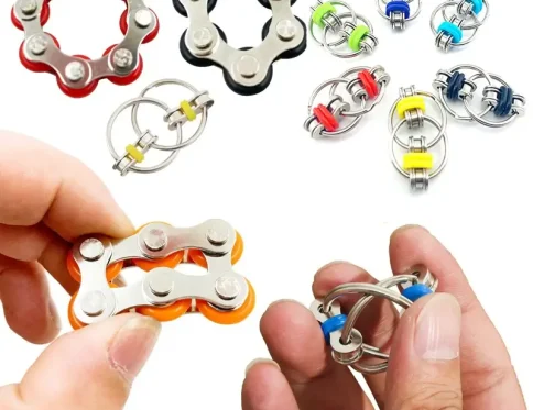 Creative Antistress Toys Metal Decompression Chain Fidget Toys