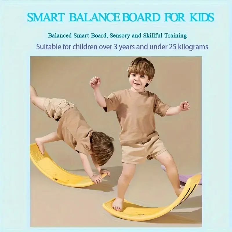 1pc Sensory Training Balance Board, Seesaw Board For Indoor Outdoor Children’s Core Training