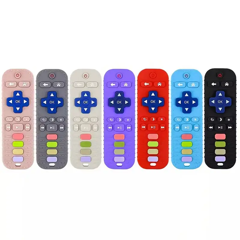 Silicone Teether Remote Control Design