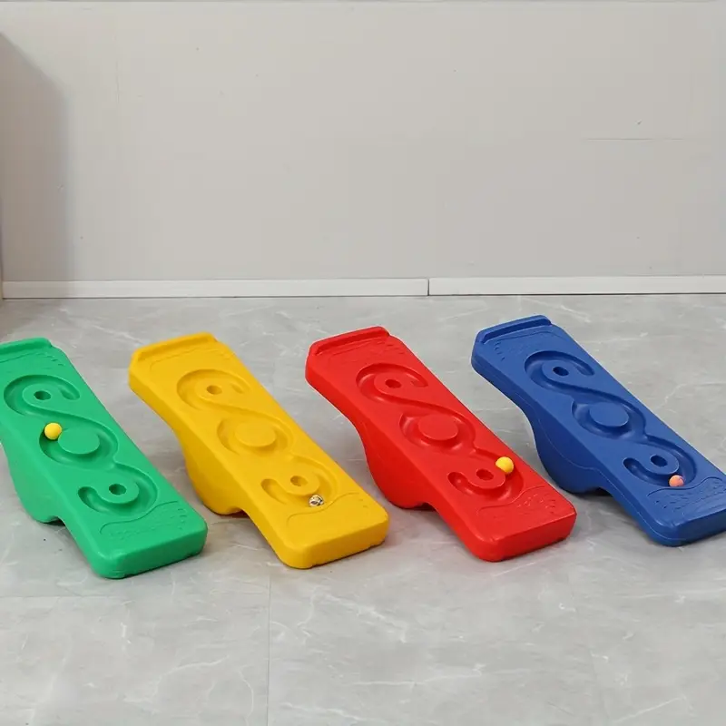 Sensory Training Board & Balance Beam – PE Material Activity Toy for Attention & Coordination, 4 Colors (Red/Green/Blue/Yellow) – Home & Kindergarten Play Equipment, Learning Activities